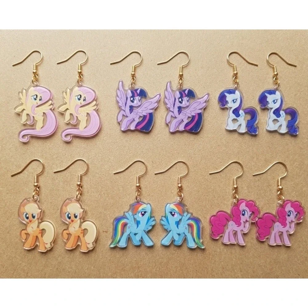 My Little Pony Inspired Earrings! Applejack! Hypo-Allergenic Hook Earrings